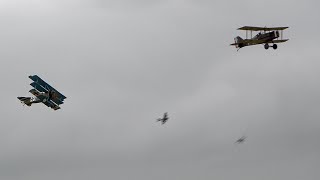 Great War Display Team  Duxford Summer Airshow 2022 [upl. by Noet]