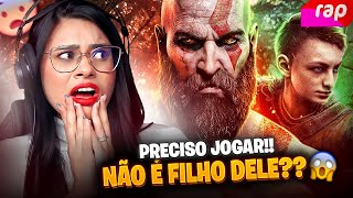 Rap do Kratos e Atreus God of War  NÓS SOMOS DEUSES  7MINUTOZ [upl. by Mikel]