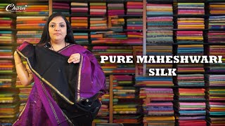 PURE MAHESHWARI SILK VlogPRICE STARTS FROM RS4250 ONWARDSCHARVI BOUTIQUE73580979699791903019 [upl. by Niknar]