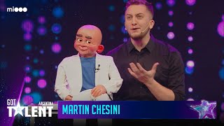 Martín Chesini  Ventrílocuo  4tos  Got Talent Argentina 2023 [upl. by Albrecht]