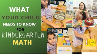 What Your Child Needs to Know for Kindergarten Math [upl. by Acissehc]