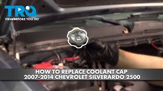 How to Replace Coolant Overflow Cap 20072014 Chevrolet Silverado 2500 [upl. by Aiepoissac642]