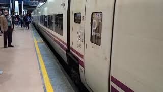 Renfe Alvia  Serie 730 en Madrid Atocha Cercanias Linea C4 Via 7 [upl. by Kcired]