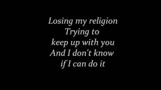 Nina Persson  Losing my religion LYRICS [upl. by Knipe]