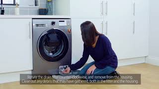 How To Clean Your Washing Machine Filter  Samsung UK [upl. by Clementas90]