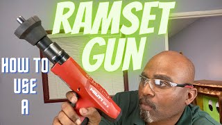 HOW TO USE A RAMSET GUN [upl. by Aitam]