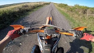 Fin de rodage en KTM 125 exc  PURE SOUND [upl. by Johan]