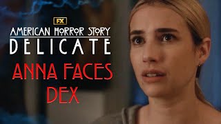 Anna Confronts Dex  Scene  American Horror Story Delicate  FX [upl. by Enyrhtac]