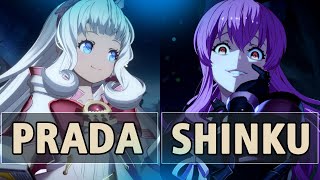 GBVSR🔥Prada Cagliostro Vs Shinku Vira🔥 High Level Gameplay [upl. by Laro149]