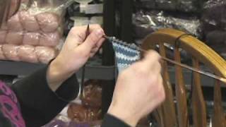 Knitting Instructional Video  How to Carry a Contrasting Color Up the Edge [upl. by Cowan528]