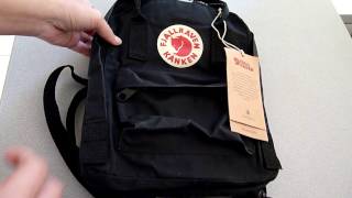 Fjällräven Kånken Mini black noir [upl. by Marion]