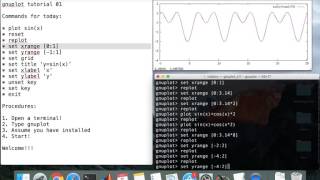 Gnuplot tutorial 01 [upl. by Genovera995]