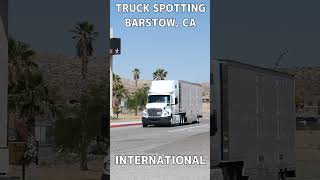 TRUCK SPOTTING 01388  INTERNATIONAL automobile semitrailer trucking [upl. by Nnylav]