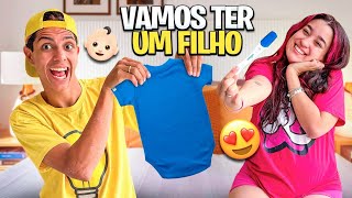 VAMOS TER UM FILHO  Qual vai ser o nome [upl. by Relyks]