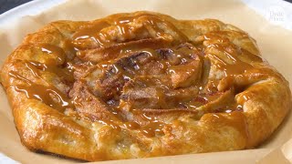 How to Make an Apple Tart with Caramel Sauce [upl. by Elbon]