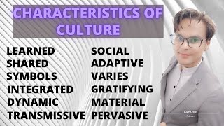 Characteristics of Culture  Culture  Sociology Lectures  Lectures by Waqas Aziz  Waqas Aziz [upl. by Martelle]