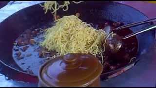 how to make fried noodles with mung bean sprout  invite us to your party [upl. by Jemie]