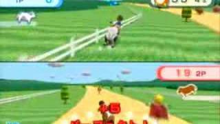 Wii Cow racing game [upl. by Nidraj]