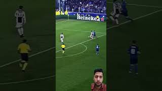 GIGI Buffon get depressed after this freekick 🐐ronaldo cr7 cristianoronaldo halamadrid edit [upl. by Etnovert]