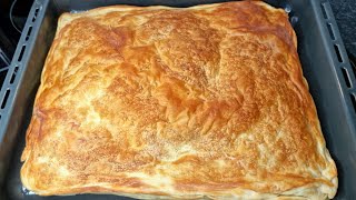 Byrek me Spinaq dhe djathe  Spinach Pastry Recipe  Pite Börek [upl. by Glad103]