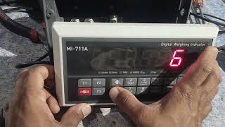 Mi711A Migun st Digital weighing indicator calibration call03000833863 [upl. by Ellehsor65]