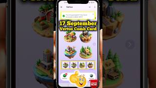 vertus combo today । vertus code today । 17 September । vertus combo 17 september short [upl. by Miharbi]