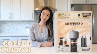 Unboxing Nespresso Vertuo Next  ItsJJsLife Vlog [upl. by Ennasirk]