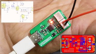 1A USB TypeC Lithium Battery Charger With Protection [upl. by Dnalram266]