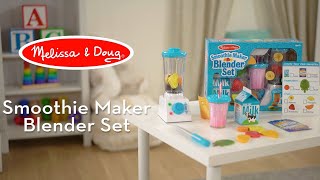 Melissa amp Doug Smoothie Maker Blender Set [upl. by Bathsheba980]