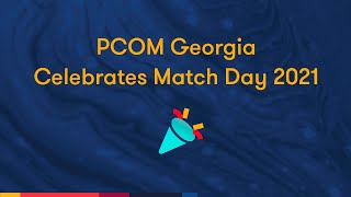 PCOM Georgia Celebrates Match Day 2021 [upl. by Rodmur]