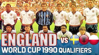 England World Cup 1990 Qualification All Matches Highlights  Road to Italy [upl. by Elata207]