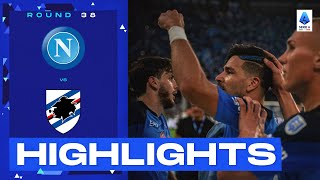 NapoliSampdoria 20  The champions end season on a high Goals amp Highlights  Serie A 202223 [upl. by Elleahcim]