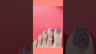 Beautiful toe nailart 💅limamkumaar nailart toenailart youtubeshorts [upl. by Gussy]