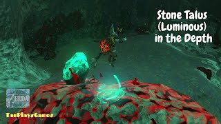 All Stone Talus Luminous in the Depth Location  Zelda Tears of The Kingdom [upl. by Ical]