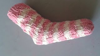 EINFACHE Babysocken ohne Ferse stricken  Anleitung  Würmlies [upl. by Eleanora]