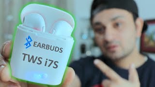 TWS i7S Bluetooth Earbuds  Review  Gadgets Gate [upl. by Irrab]