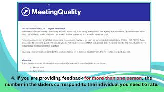 Navigating 360 degree feedback survey [upl. by Weinstein]