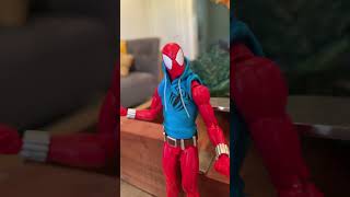 Exposed 😱 spiderman deadpool marvel fortnite funny stopmotion transformerstopmotion rap [upl. by Gallard284]