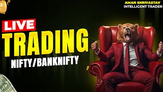 Nifty 50  Bank Nifty Option Trading live 04122023  Live Monday Analysis With Aman Srivastav [upl. by Eeniffar]