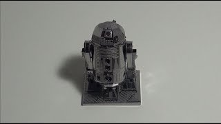 Metal Earth3D Metal Model KitsStar WarsR2 D2 [upl. by Elsbeth898]