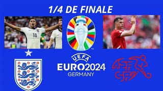 Angleterre  Suisse EURO 2024 quart de finale [upl. by Alphonse]