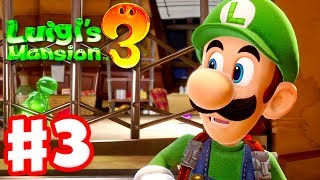 Luigis Mansion 3  Gameplay Walkthrough Part 3  Luigi amp Gooigi 3F Hotel Shops Nintendo Switch [upl. by Anirbys]