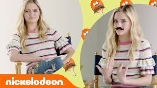 Lizzy Greene Interviews Lizzy Greene 🍣  Nicky Ricky Dicky amp Dawn  Nick [upl. by Eidahs606]