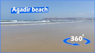 Agadir beach  La Plage Agadir 360° [upl. by Iaka722]