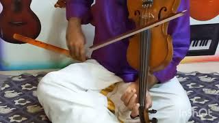 How to play  Gananatha Tamil Geetham Violin  Mayamalavagowlai Ragam  Online Violin Class [upl. by Kawasaki963]