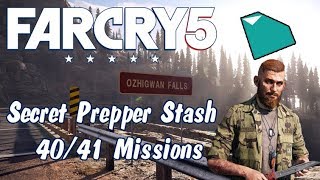 Far Cry 5  Cliffhanger Prepper Stash  4041 Missions Jacobs Region [upl. by Hollyanne952]