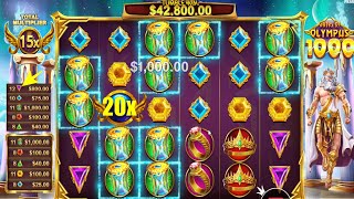 GATES OF OLYMPUS 1000 HUGE WIN 20X MULTIPLIER HIT HOURGLASSES BONUS BUY ONLINE CASINO ONLINE SLOT [upl. by Sassan]