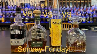 EH Taylor vs Rockhill Farm vs Benchmark Bonded vs John J Bowman  Sunday Funday Mash Mixup [upl. by Yole]