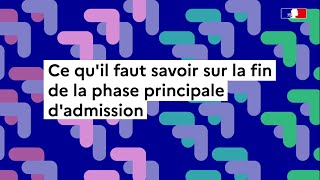 Parcoursup 2024  Ce qu’il faut savoir sur la fin de la phase d’admission principale [upl. by Stefanie]