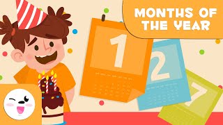 Months of the Year  Vocabulary for Kids [upl. by Epp887]